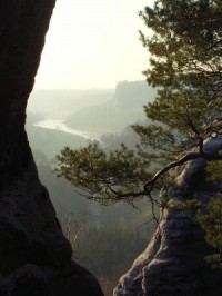 Blick vom Gamrig ins Elbtal - Bild 9: Ferienwohnung in Bad Schandau Elbsandsteingebirge