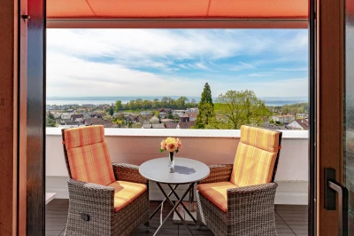 Ferienwohnung in Daisendorf: Meersburg - Daisendorf Ferienwohnung mit Seeblick bis 6 Personen