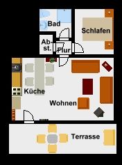 Bild 8: Sylt - Westerland Ferienwohnung mit Internet / Wlan im EG. Whg. 2