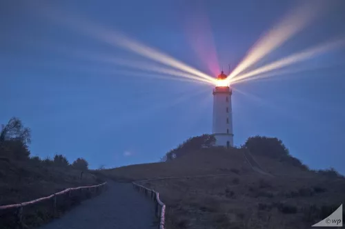 Der Leuchtturm von Hiddensee.