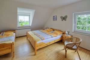 Das Schlafzimmer der Ferienwohnung "Pinot"