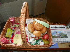 Auf Wunsch bereiten wir ein Frühstück für 8 € / Person.
