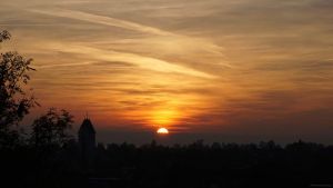 wunderschöner Abendhimmel