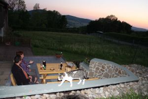 Genießen Sie die Stille des Abends.