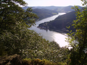 Ansicht auf den Diemelsee vom Eisenberg