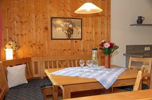 Platz für gemeinsame Mahlzeiten.