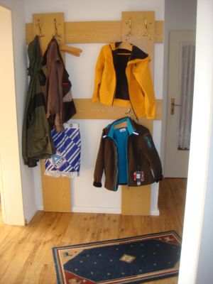Garderobe im Flur