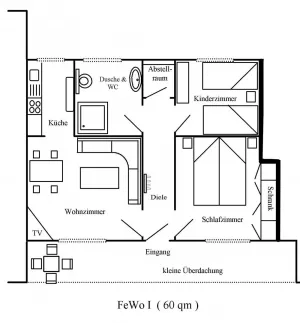 Bild 13: FeWo "Landhaus Kolbe" (Whg. 1) an der ostfriesischen Nordseeküste