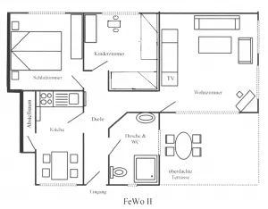 Bild 15: FeWo "Landhaus Kolbe" (Whg. 2) an der ostfriesischen Nordseeküste