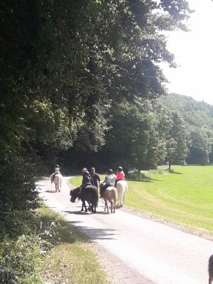 Ponyreiten auf Jacky, Pünktchen, Luke und Rocky macht einfach nur Spaß!