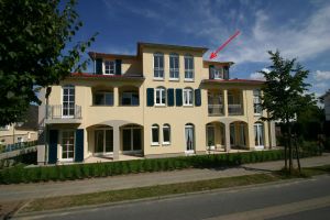 Bild 1: Kühlungsborn: Ferienwohnung Muschelsucher an der Ostsee mit WLAN; 9m-Balkon