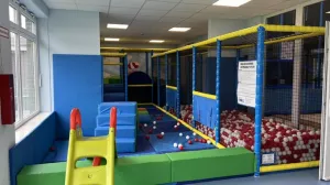 Separater Spielbereich für Kleinkinder