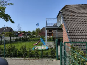 Ferienhaus Krabbe Friedrichskoog Garten Helmsand