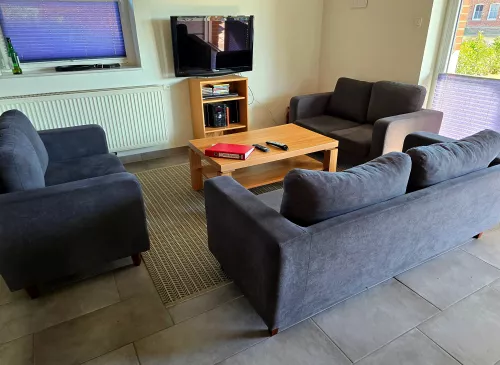 Wohnzimmer Ferienhaus Friedrichskoog