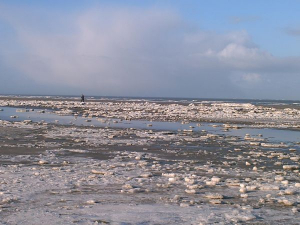 Auch im Jahr 2011 wieder eine schöne winterliche Strandlandschaft!