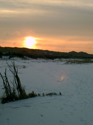 Sonnenuntergang im Winter - Romantik pur...
