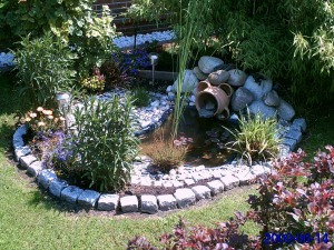 Vor dem Haus der 1. 'Meerblick'