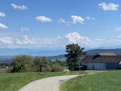 Ferienwohnung in Deggenhausertal: Landhaus Bodensee in Panormasichtlage Hunde willkommen, Wohnung 1
