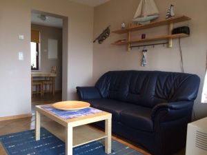 Wohnzimmer mit Boddenblick