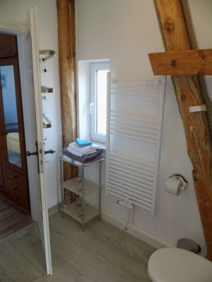 Blick aus dem Badezimmer hinaus