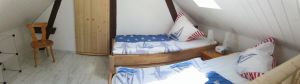 oberer Schlafraum Bild 6: Ferienwohnung OG *** / Pension "Villa Erika" im Seebad Lubmin * Ostsee
