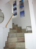 Und hier geht es hinauf ins Dachgeschoss