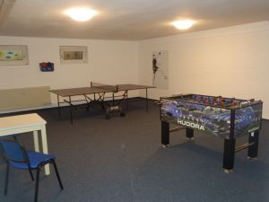 Mit TT-Platte und Kicker