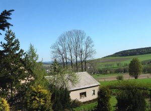 das Ferienhaus am Ortsrand von Crottendorf in ruhiger Lage
