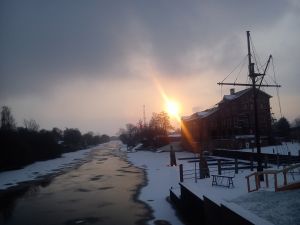 das Zollhaus in Norden am Hafen