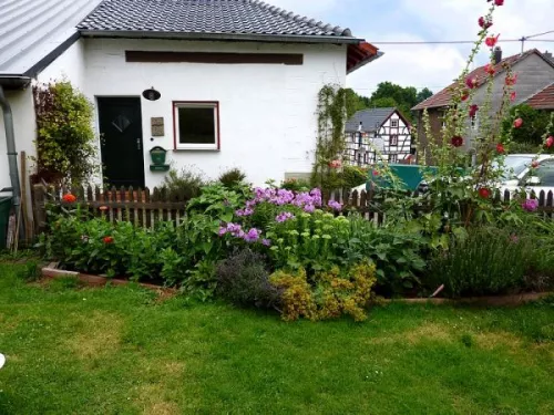 Garten und Haustür