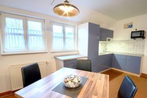 Der Blick zur Küche.