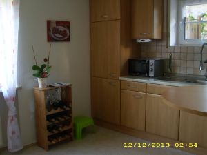 Küche Mit Backofen,Cerankochfeld und Mikrowelle