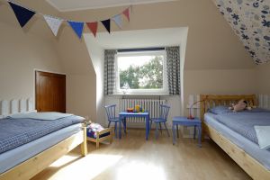 auch das Bett für den Teddy steht bereit