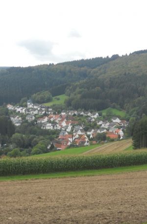 Ein Blick auf den Ferienort