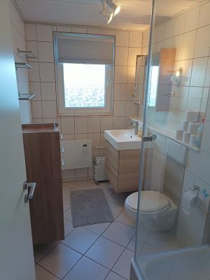 Standard Duschbad. Bitte bei Belegung mit mehreren Personen bedenken, dass es eben nur dieses gibt!