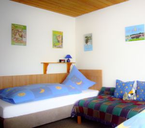 Die neuen Boxspringbetten lassen sich auch zum Doppelbett stellen.