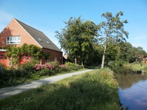 Bild: Haus am Fluß, Garten, Nordseenähe, Familien,Paare,Singles, Hund kostenlos