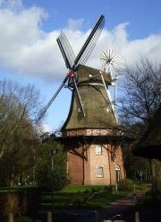 In manchen Windmühlen wurden Cafe's eingerichtet, die wunderschön sind