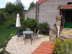 eigener Gartenbereich der Ferienwohnung
