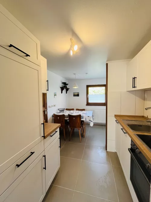 Küche im Ferienhaus Anker