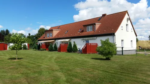 Eingezäunter Außenbereich