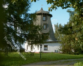 Mühle in Alleinlage mit eingez. Garten auf Rügen für Urlaub mit dem Hund