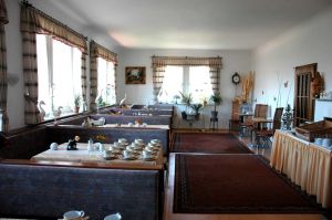 Bild 1: Landhaus Pension Elisabeth in Meersburg - umgeben von Wein und Obstbäumen