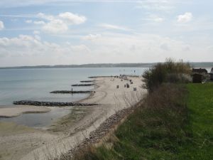 Strand vor der Haustür Der Hohwachter Sandstrand liegt direkt vor Ihrer Haustür.