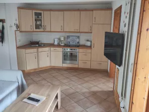 Küche im Appartement Muschel