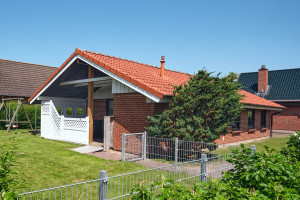 Bild: Ferienhaus "Seestern", Urlaub mit Hund, Zaun, Kamin, - 6 P., Nordsee