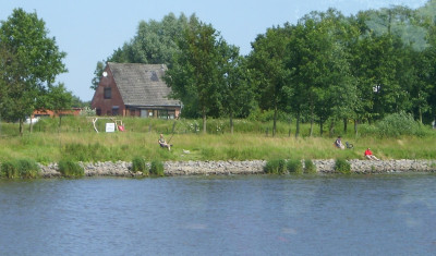 Ferienhaus in Offenbüttel: Ferienhaus direkt am Nord-Ostsee-Kanal - Schleswig Holstein Urlaub mit Hund