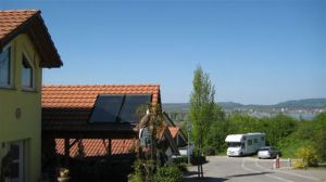 mit Sicht zum See