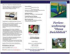 und Freunde oder Familie wohnen in der FeWo nebenan!