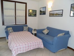 Schlafplatz für 2 Personen.